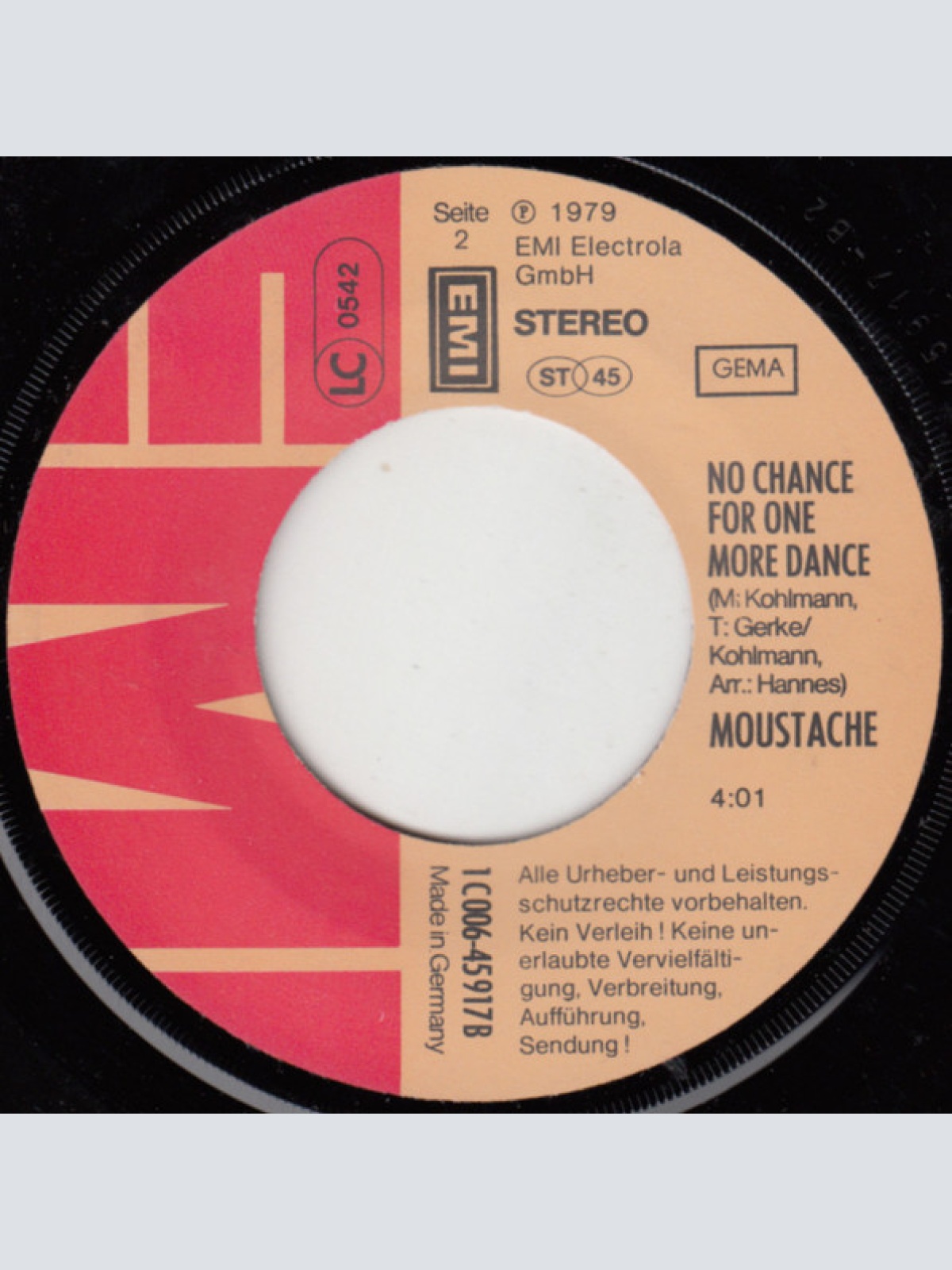 Vinyl / Moustache (5) - A Stranger In Canada