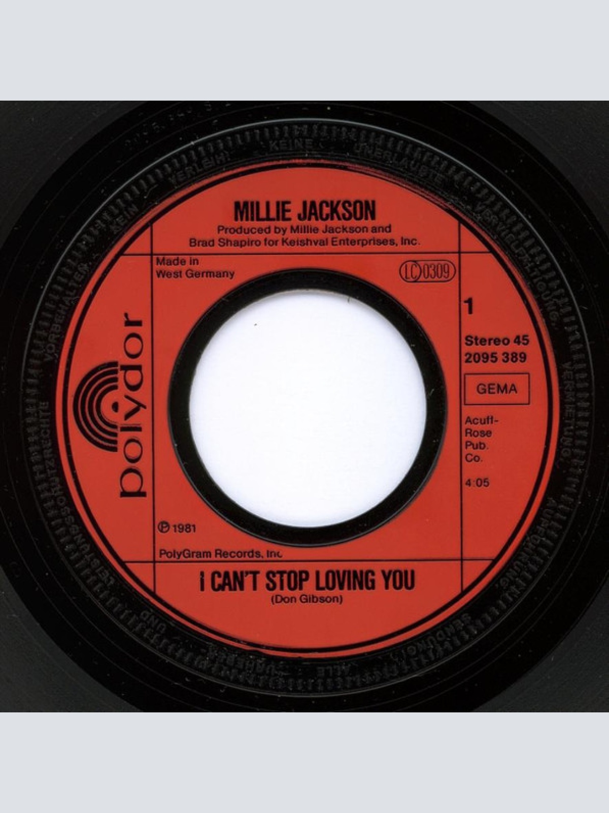 Vinyl / Millie Jackson - I Can't Stop Loving You