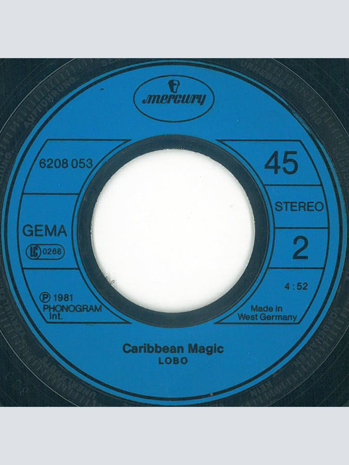 Vinyl / Lobo - Caribbean Disco Show