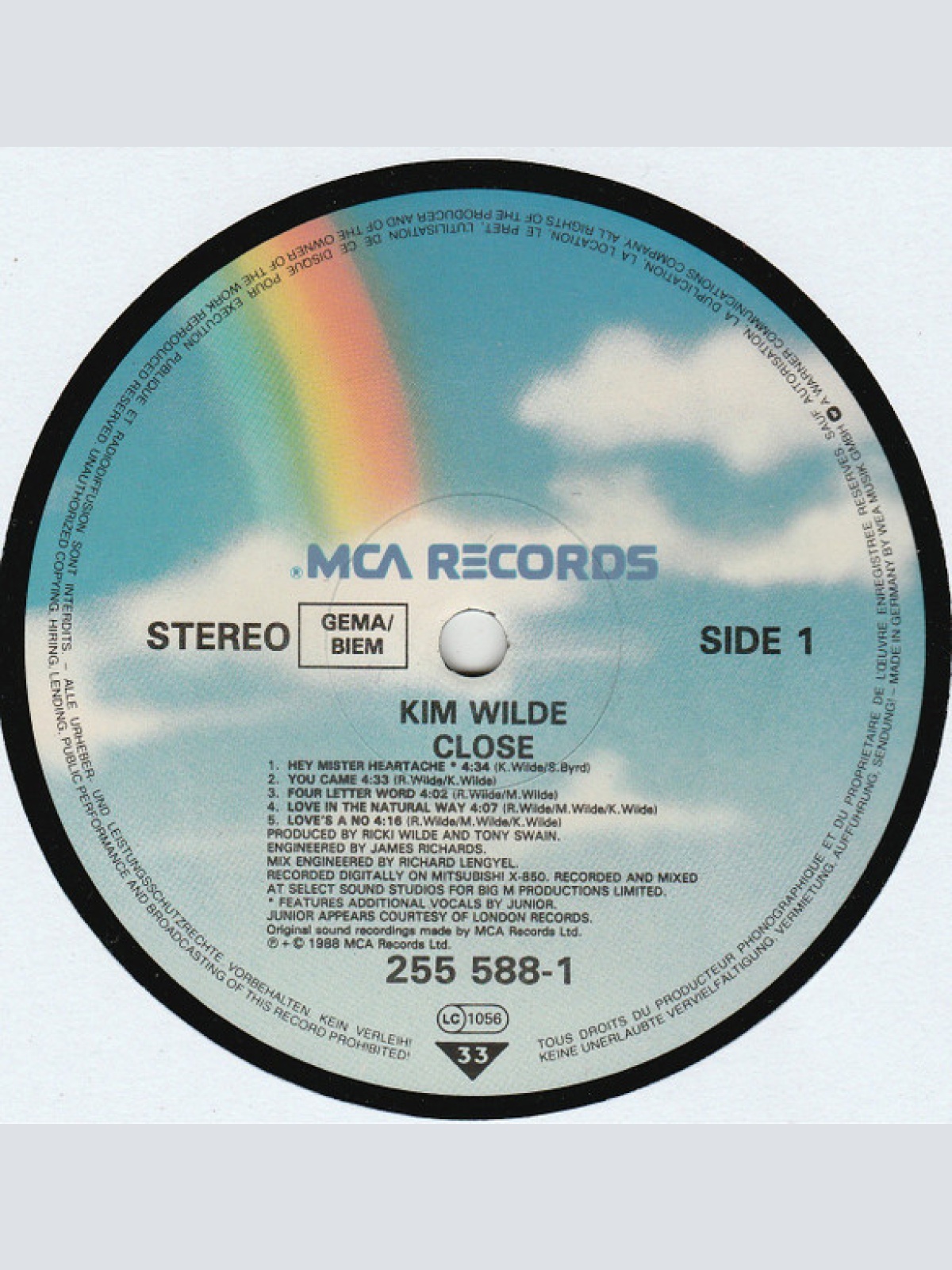 Vinyl / Kim Wilde - Close