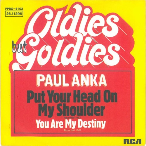 Vinyl / Paul Anka - Put Your Head On My Shoulder / You Are My Destiny