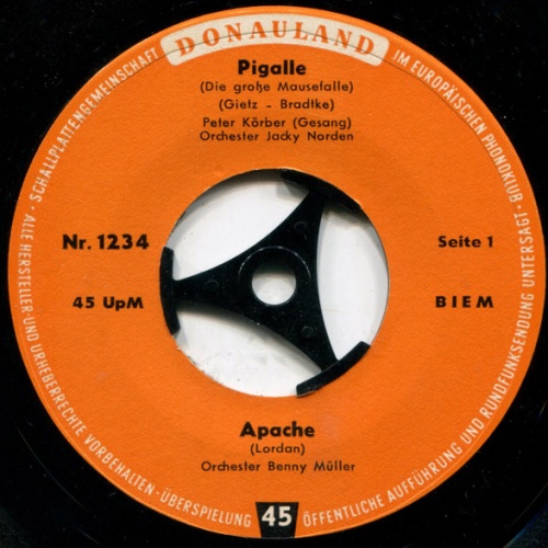 Vinyl / Peter Körber / Orchester Benny Müller / Die Larson-Boys* / Tim Horton (5) - Pigalle / Apache / Salome / Rastlos