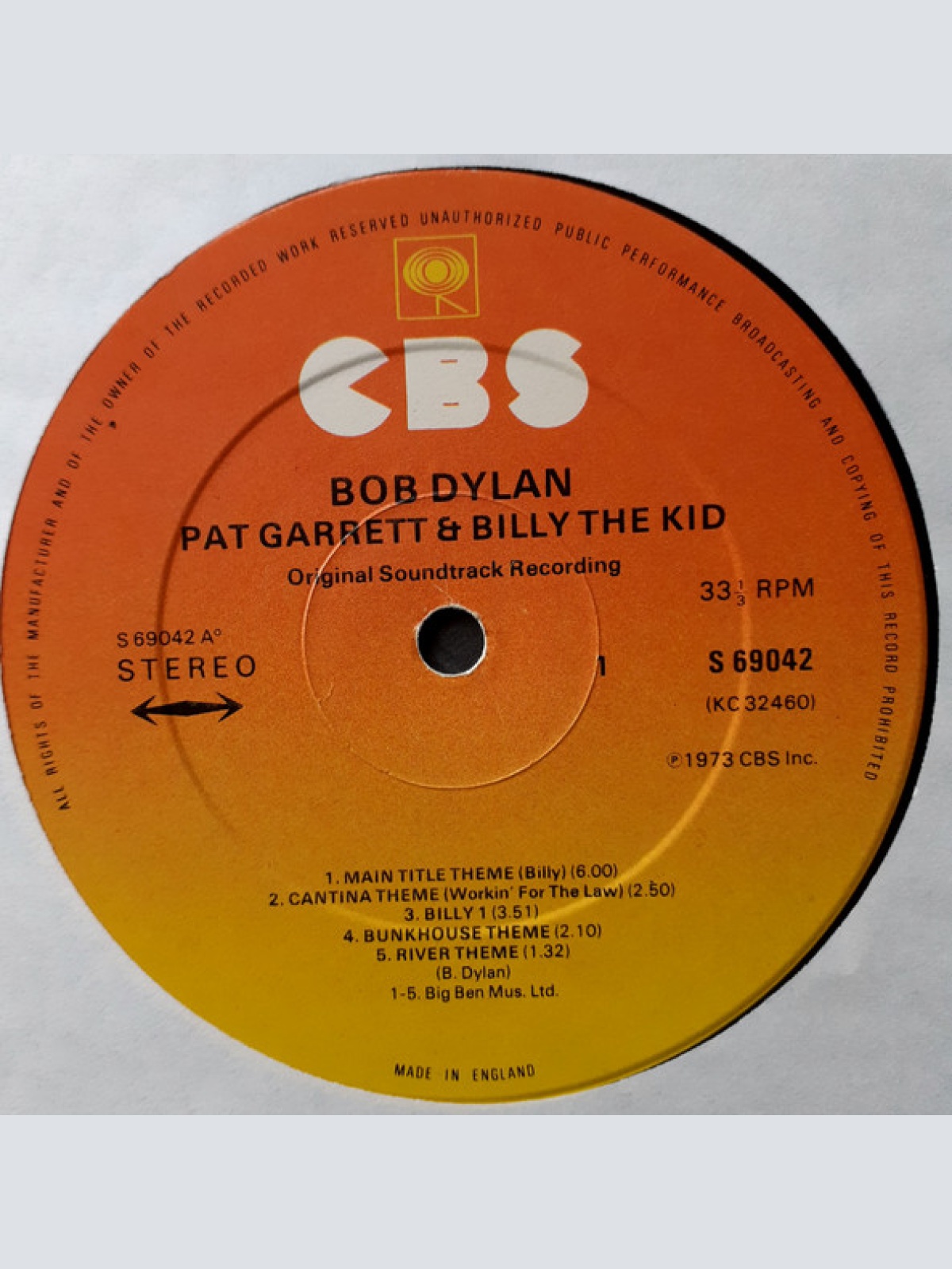 Vinyl / Bob Dylan - Pat Garrett & Billy The Kid
