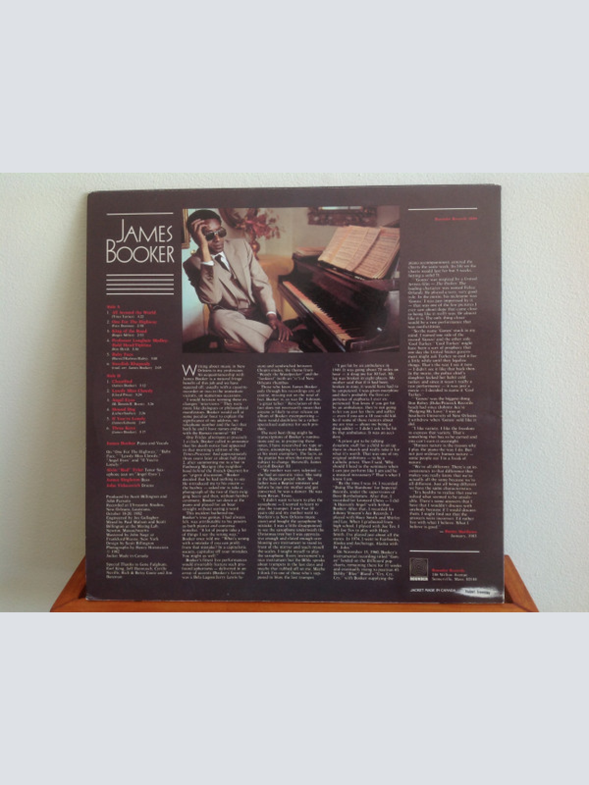 Vinyl / James Booker - Classified