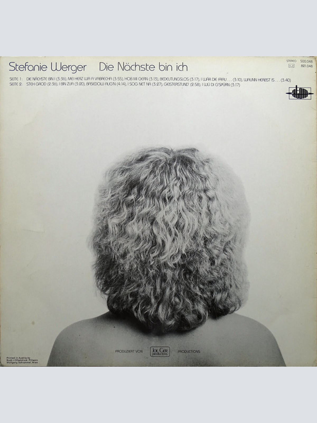 Vinyl / Stefanie Werger - Die Nächste Bin Ich