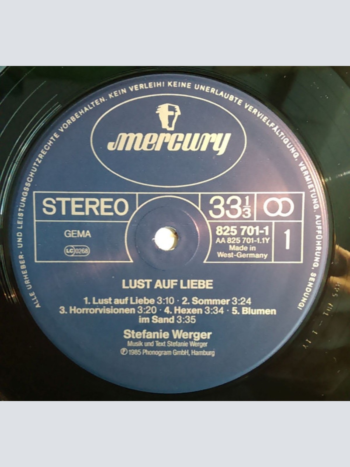 Vinyl / Stefanie Werger - Lust Auf Liebe