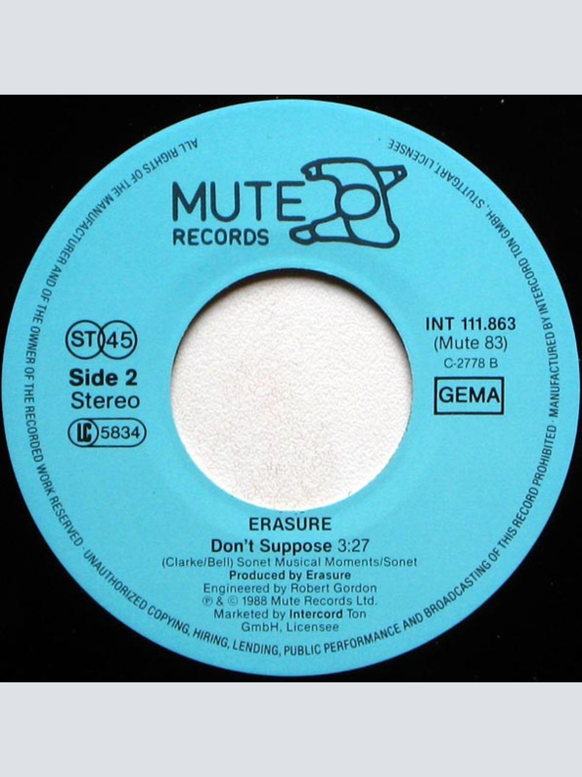 Vinyl / Erasure - Chains Of Love