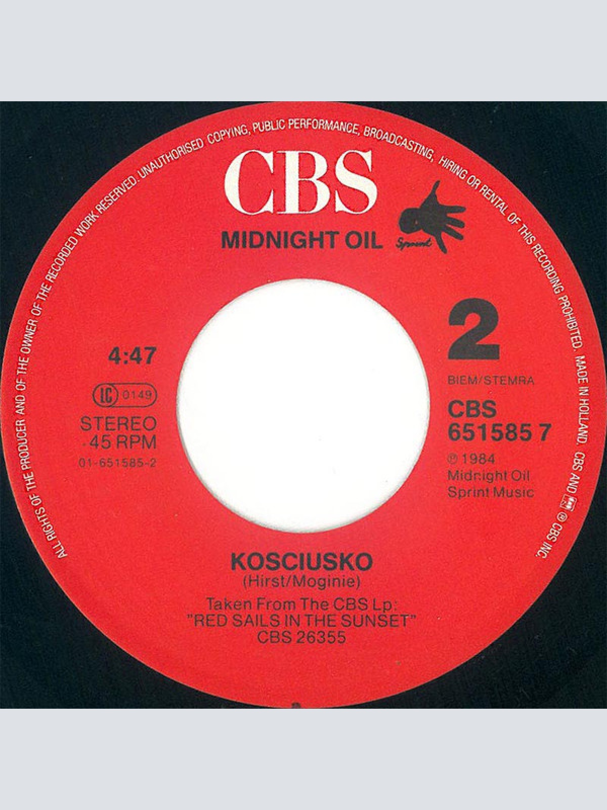 Vinyl / Midnight Oil - The Dead Heart (Edit)