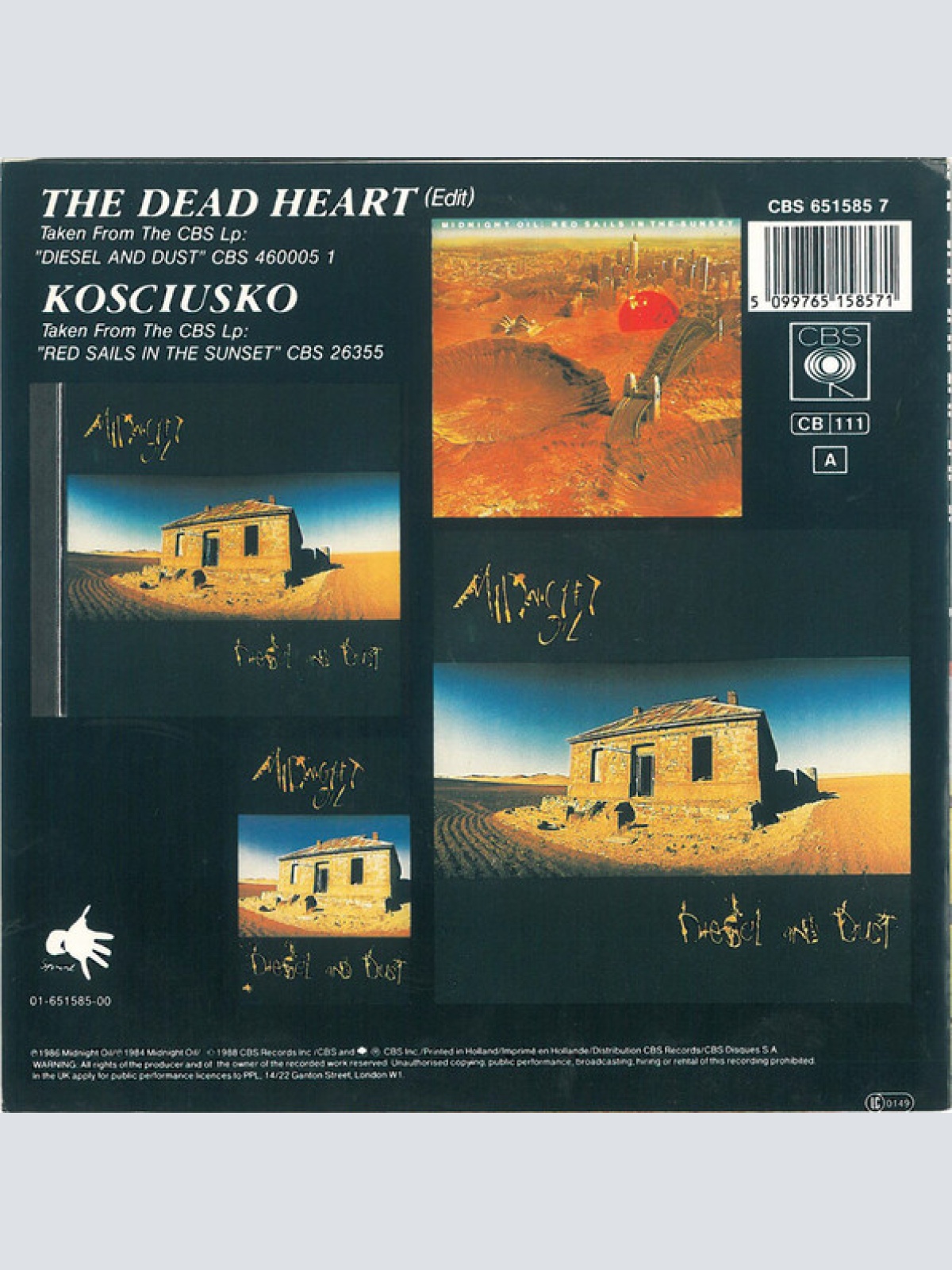 Vinyl / Midnight Oil - The Dead Heart (Edit)