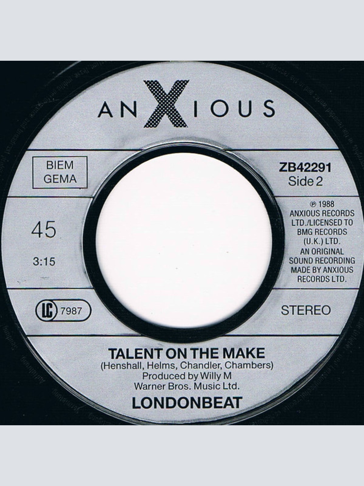 Vinyl / Londonbeat - 9 A.M.