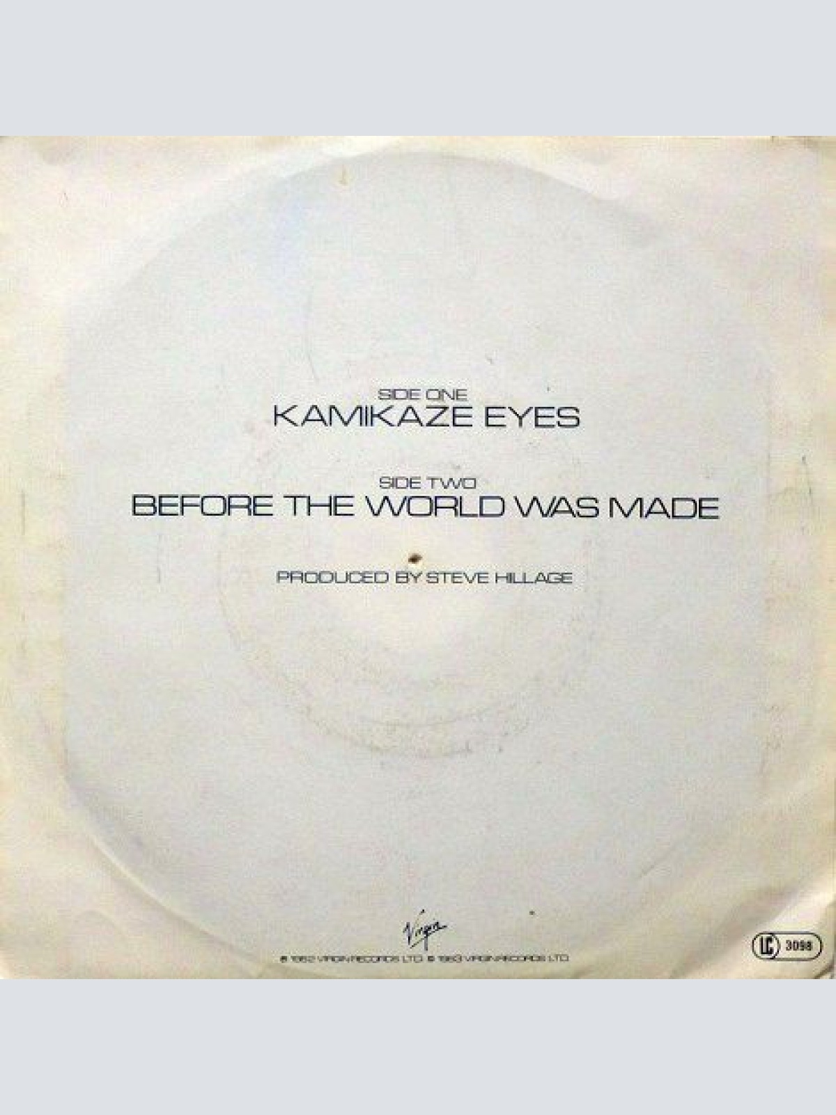 Vinyl / Steve Hillage - Kamikaze Eyes