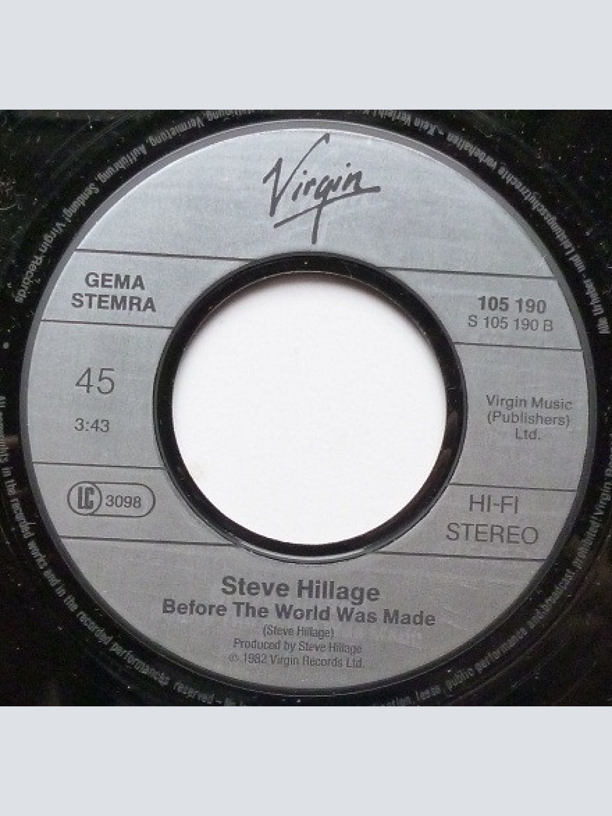 Vinyl / Steve Hillage - Kamikaze Eyes