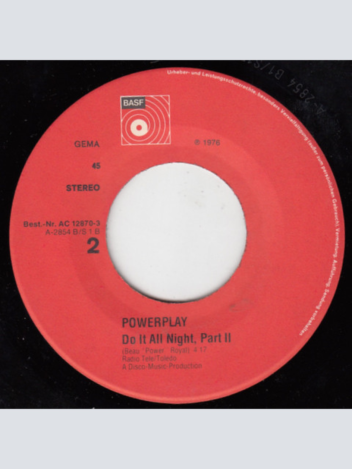 Vinyl / Powerplay* - Do It All Night Part I+II