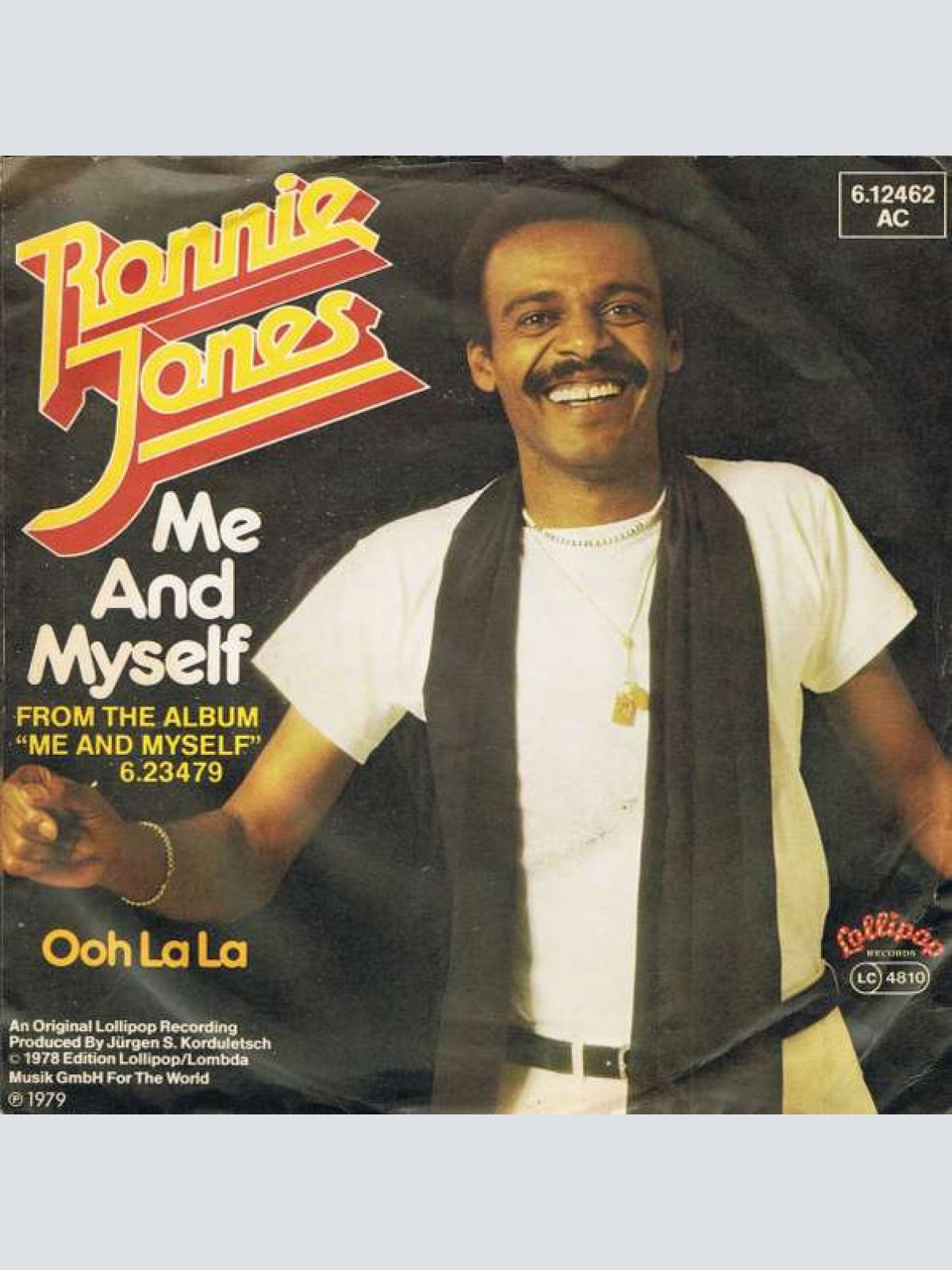 Vinyl / Ronnie Jones - Me And Myself