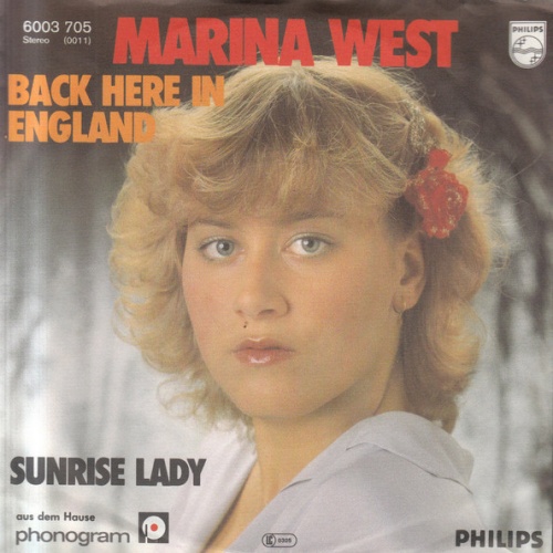 Vinyl / Marina West - Back Here In England