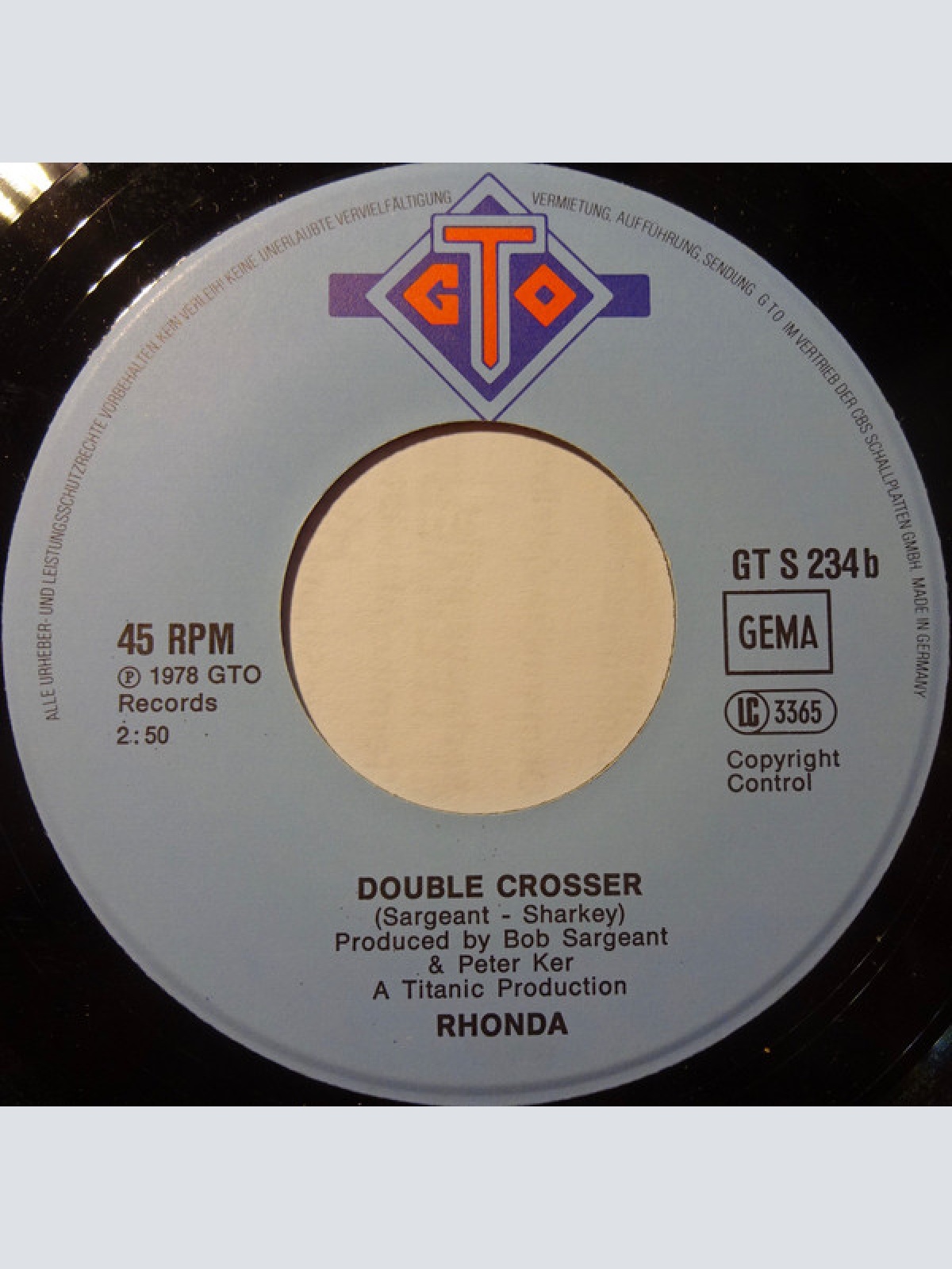 Vinyl / Rhonda (6) - He's The One