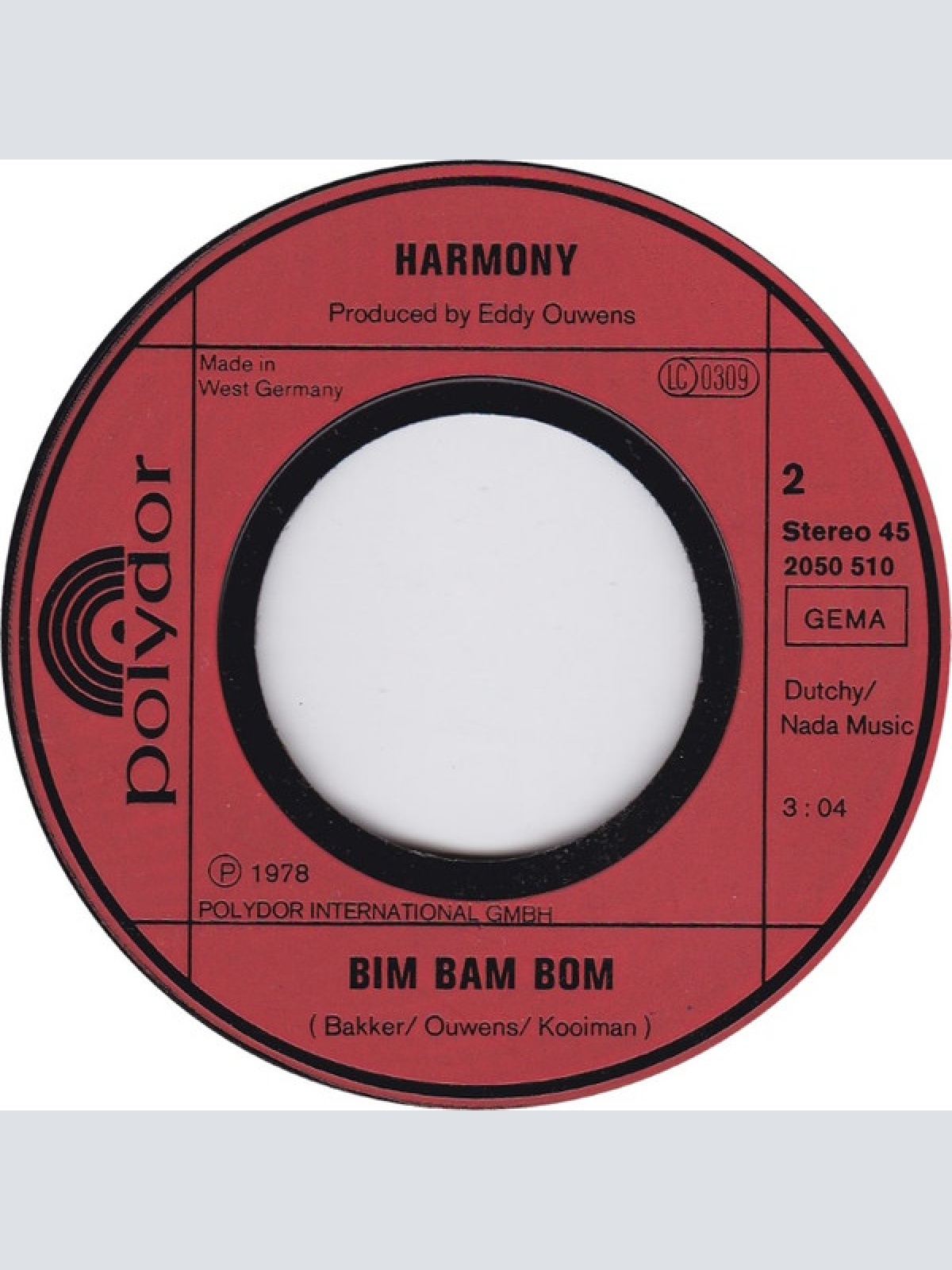 Vinyl / Harmony (12) - It's O.K.