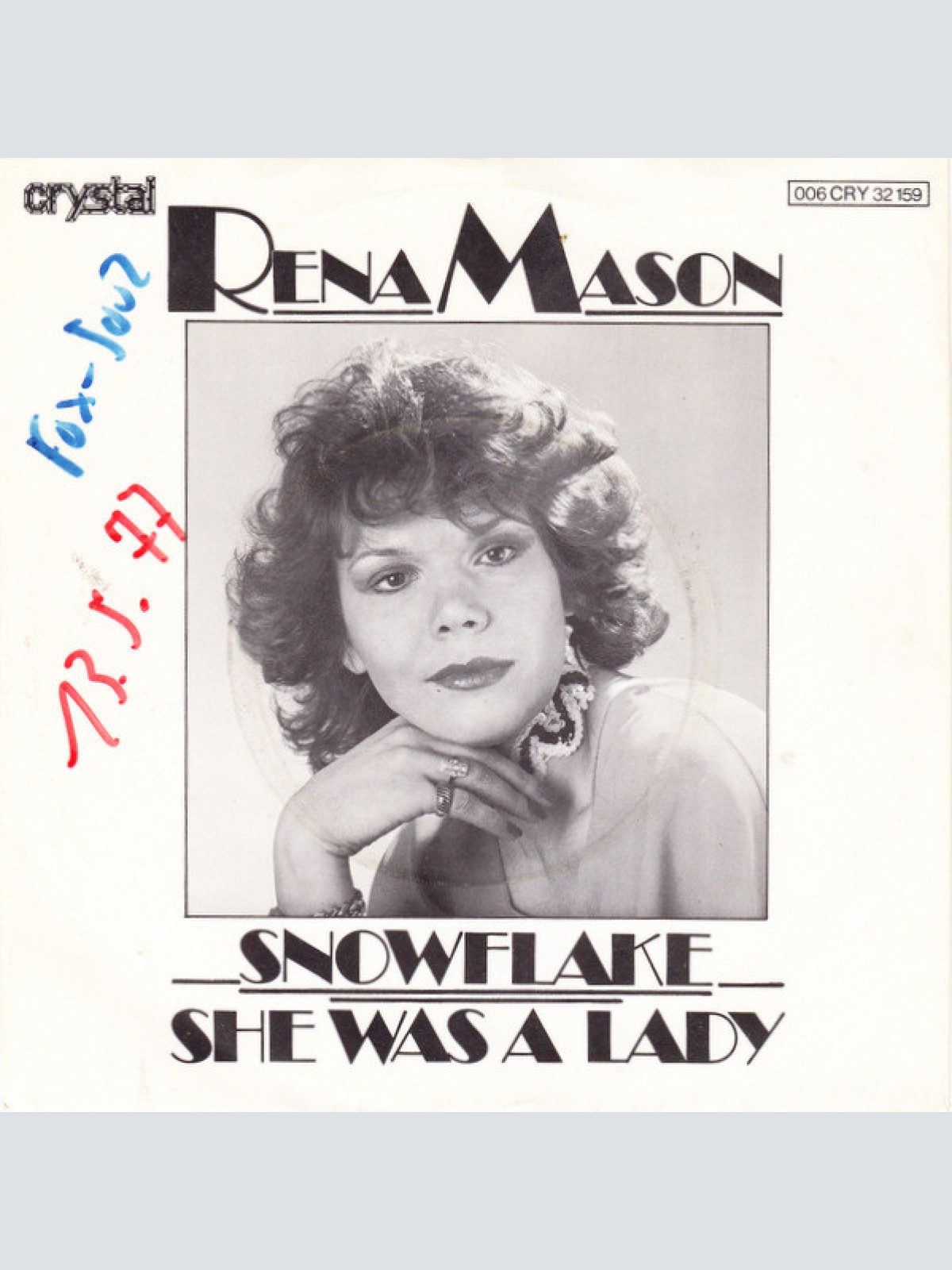 Vinyl / Rena Mason - Snowflake / She Was A Lady