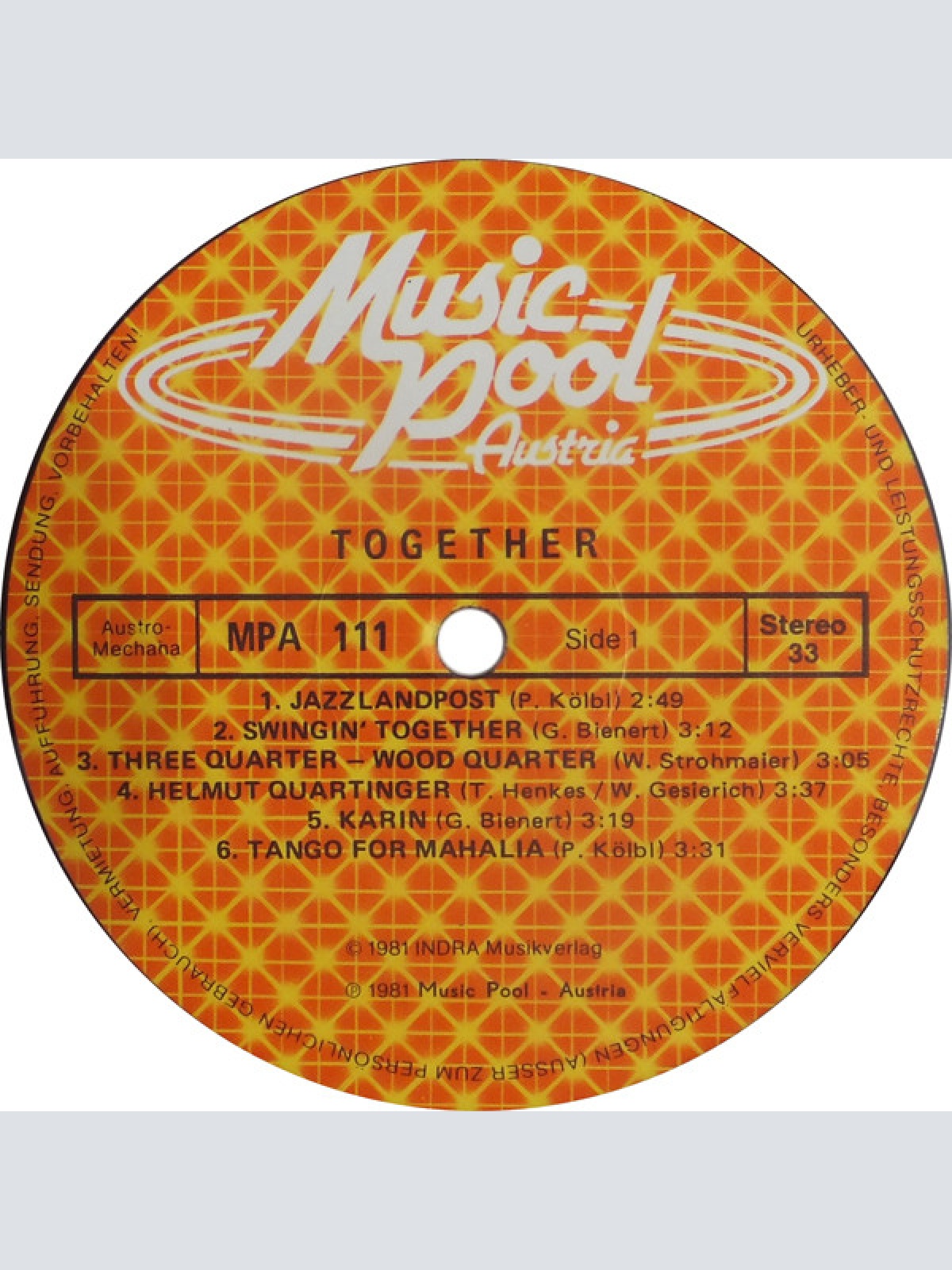 Vinyl / Together (22) - Jazz Latin & Swing