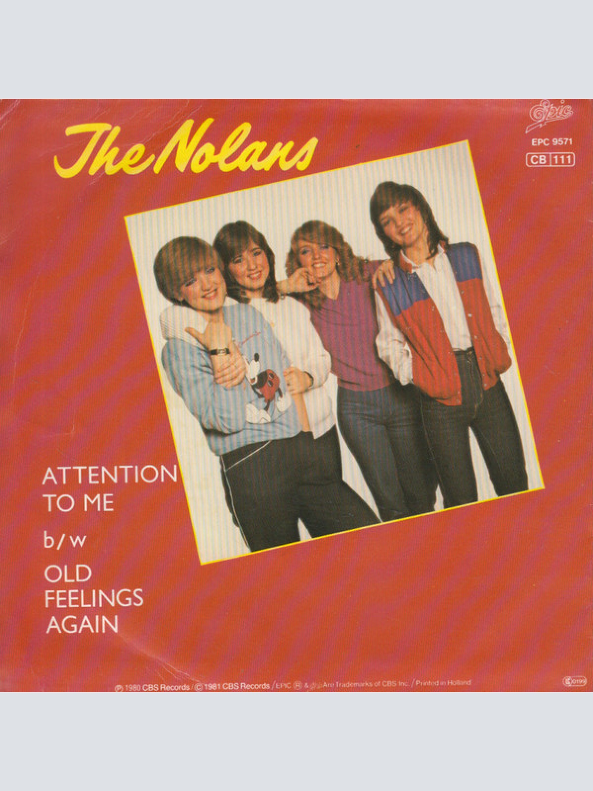 Vinyl / The Nolans - Attention To Me