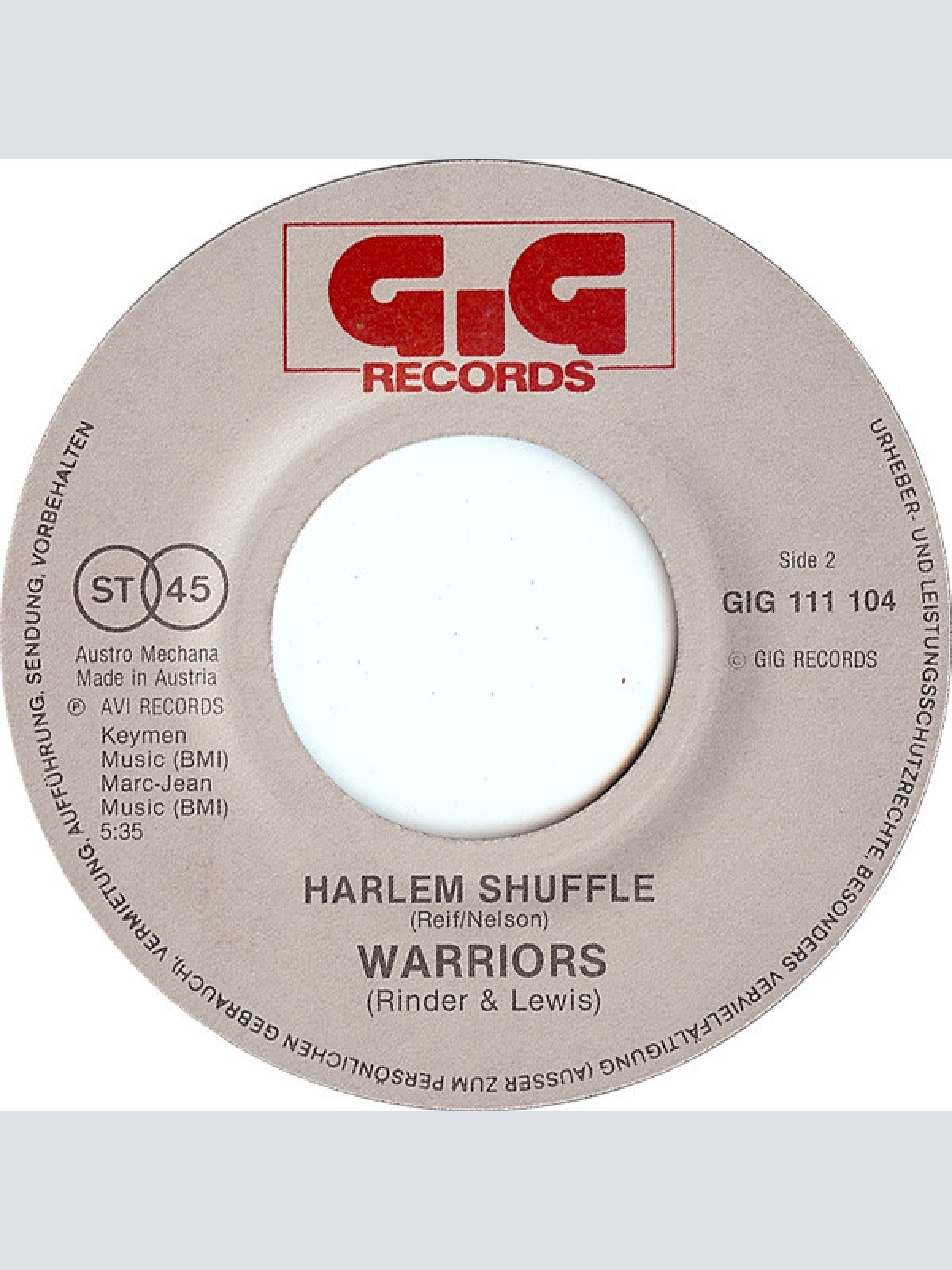 Vinyl / Warriors (6) - Love Potion Nr. 9