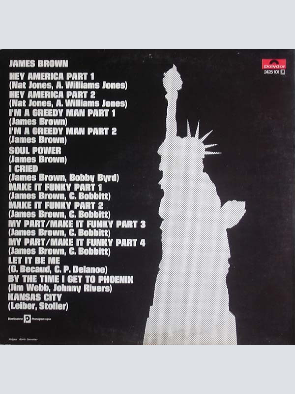 Vinyl / James Brown - Hey America