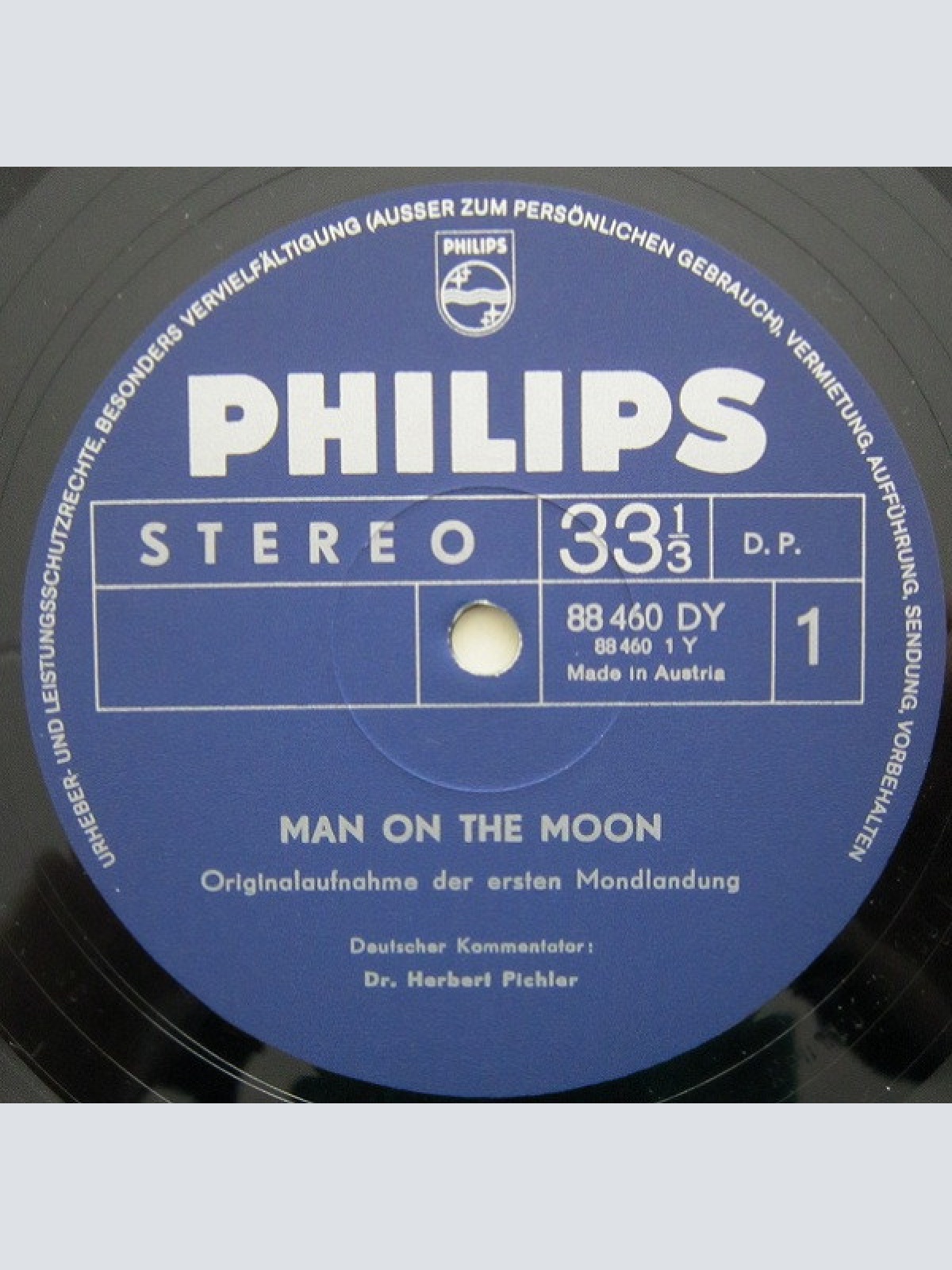 Vinyl / Dr. Herbert Pichler* - Man On The Moon
