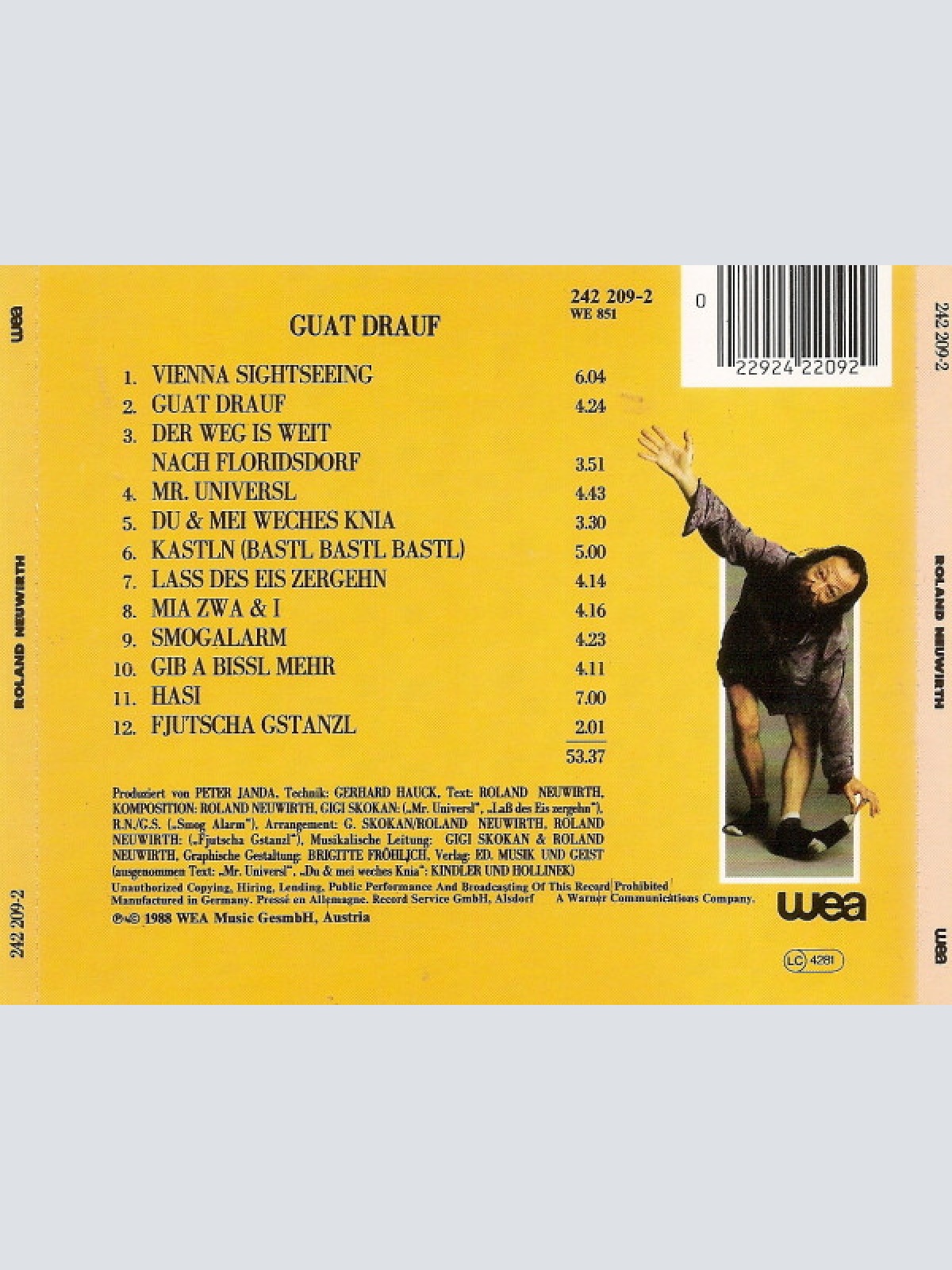 CD / Roland Neuwirth - Guat Drauf