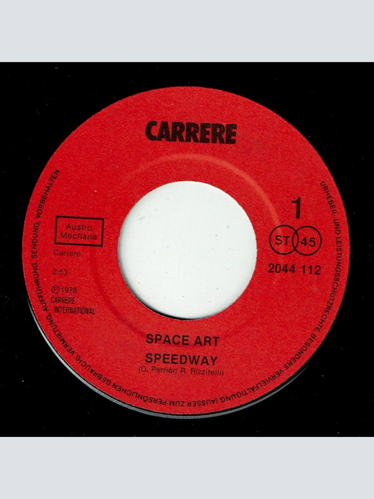 Vinyl / Space Art (2) - Speedway