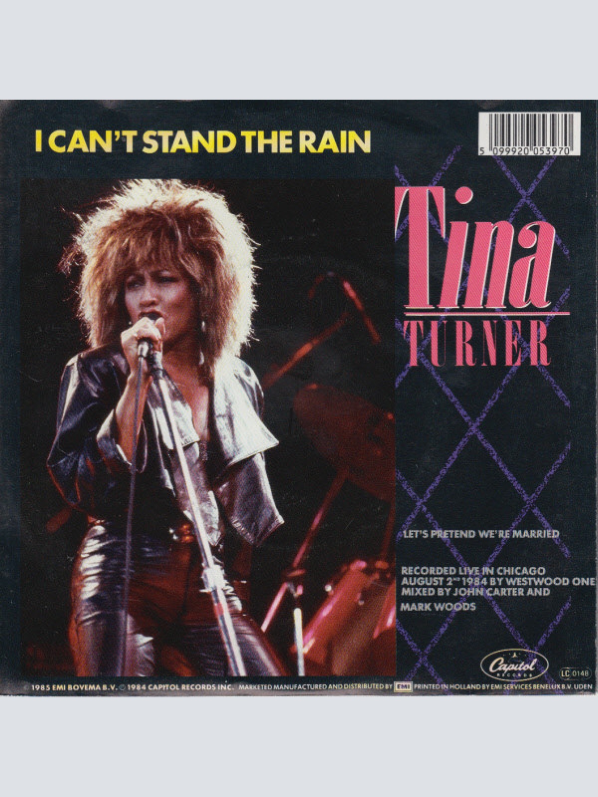Vinyl / Tina Turner - I Can't Stand The Rain