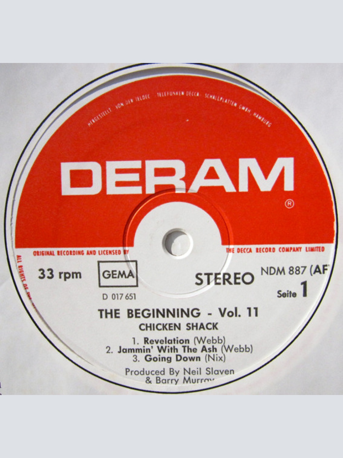 Vinyl / Chicken Shack - The Beginning Vol. 11