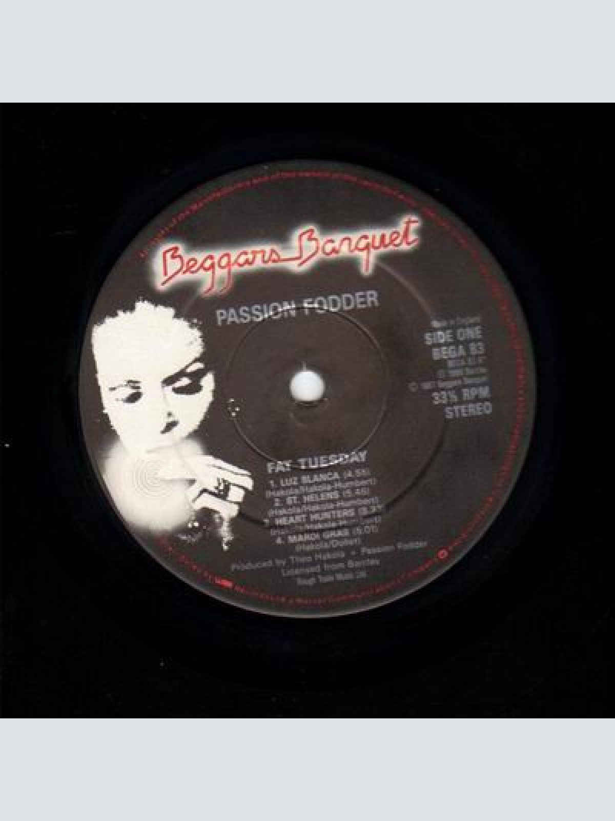 Vinyl / Passion Fodder - Fat Tuesday