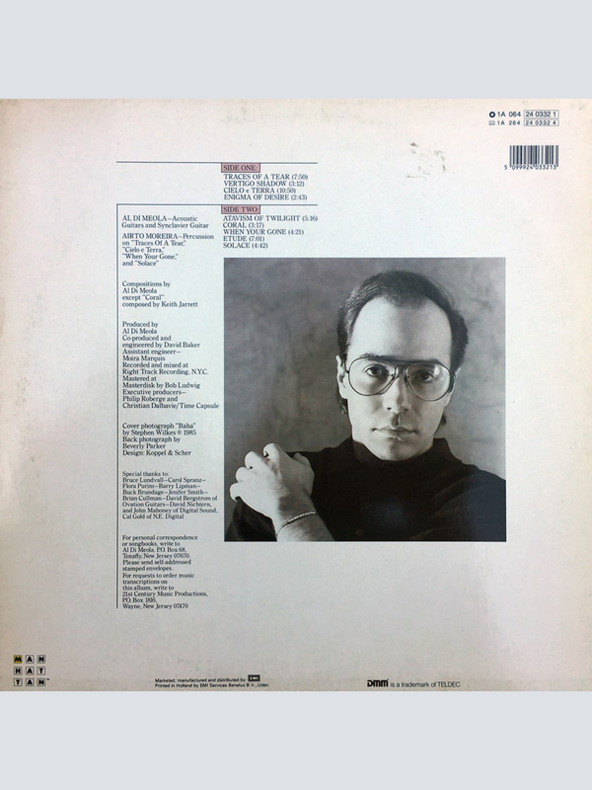 Vinyl / Al Di Meola - Cielo E Terra