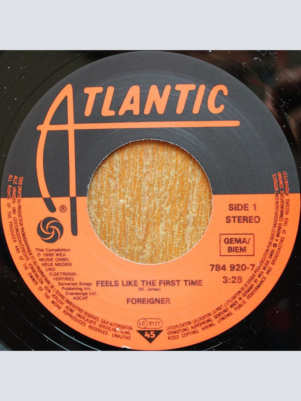 Vinyl / Foreigner - Feels Like The First Time / Cold As Ice