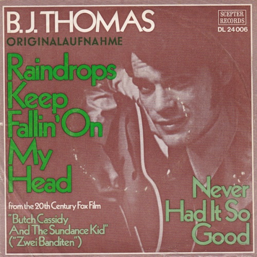 Vinyl / B.J. Thomas -  Raindrops Keep Fallin' On My Head