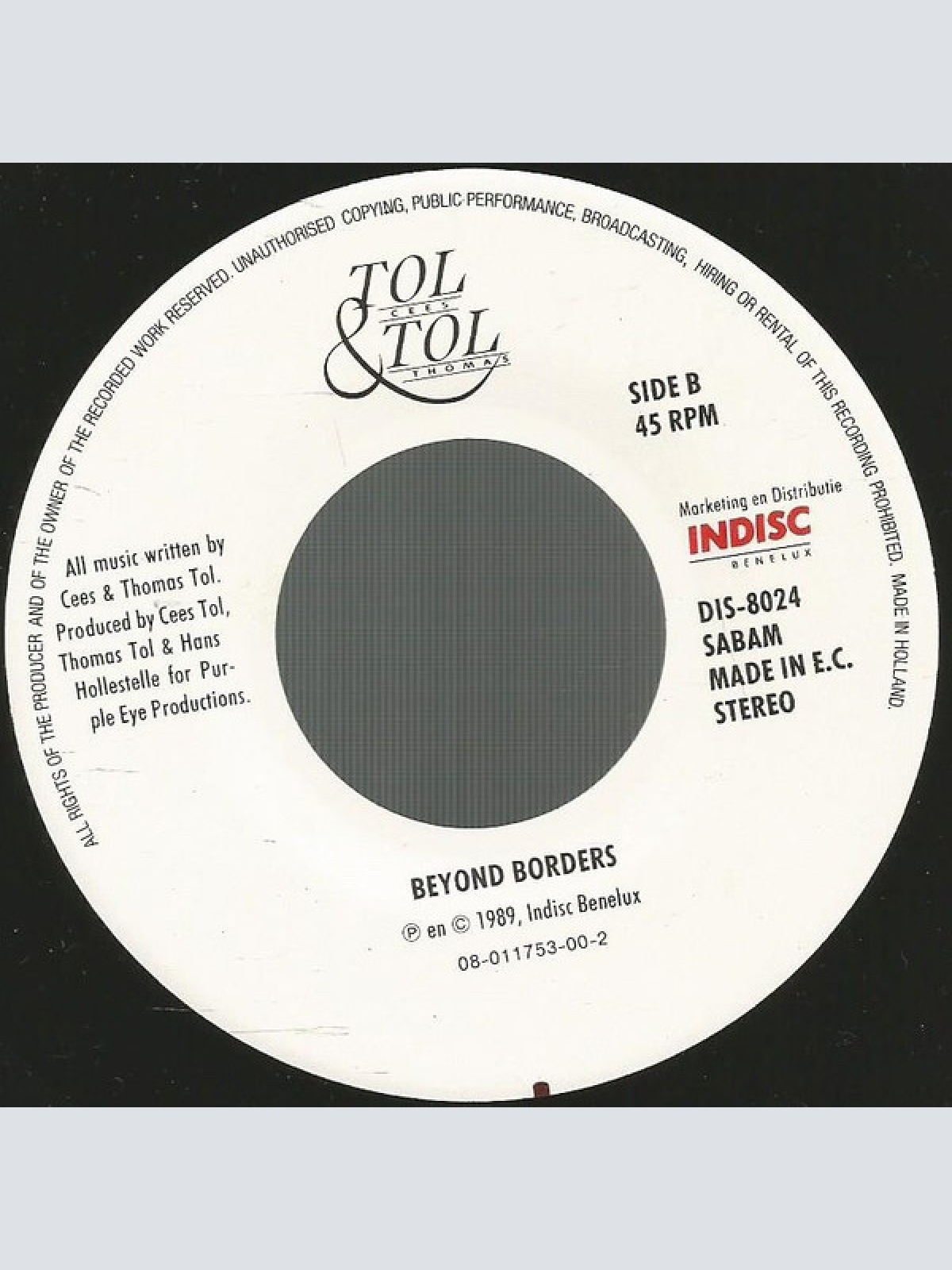 Vinyl / Cees Tol & Thomas Tol* - Eleni