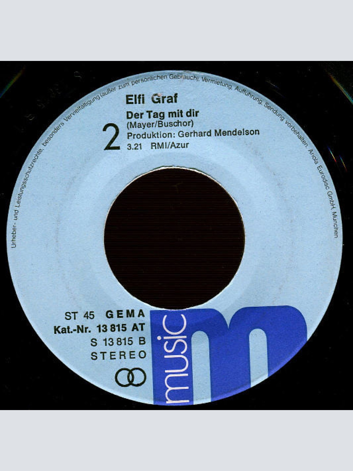 Vinyl / Elfi Graf - Er Ist Ein Schatz