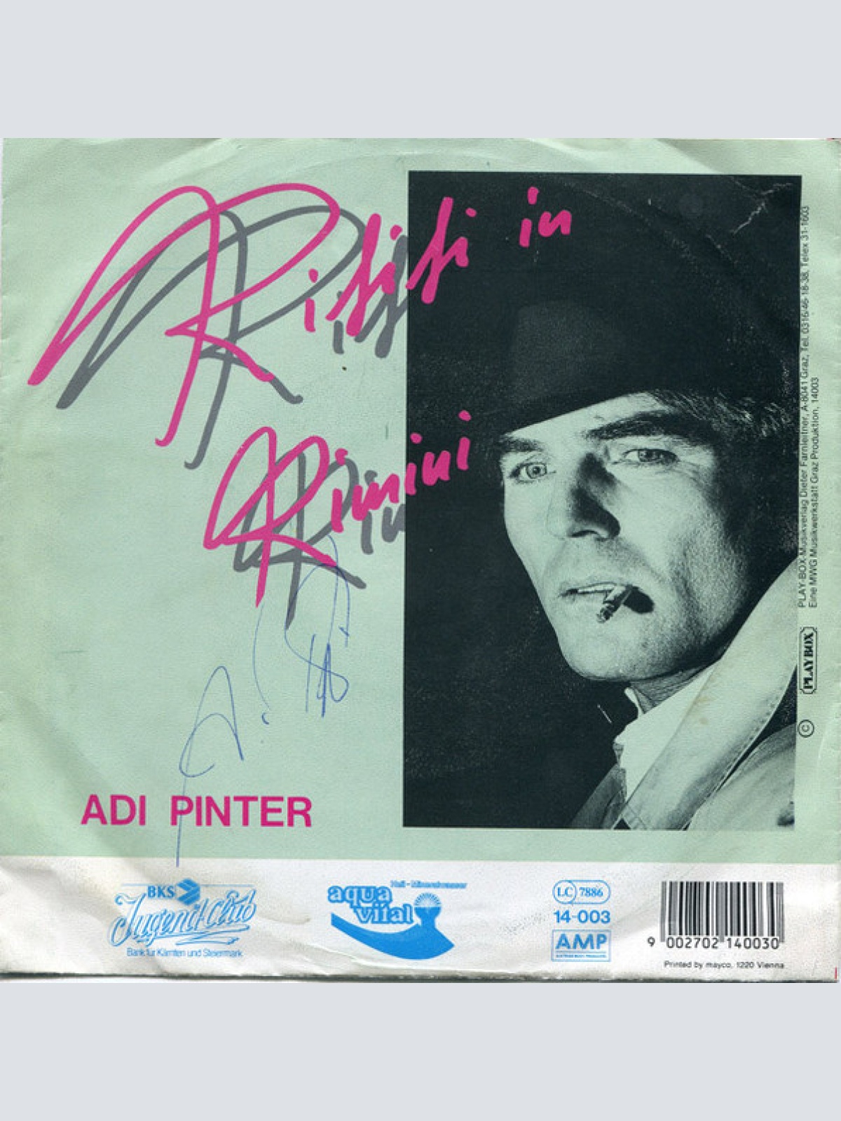 Vinyl / Adi Pinter - Rififi In Rimini
