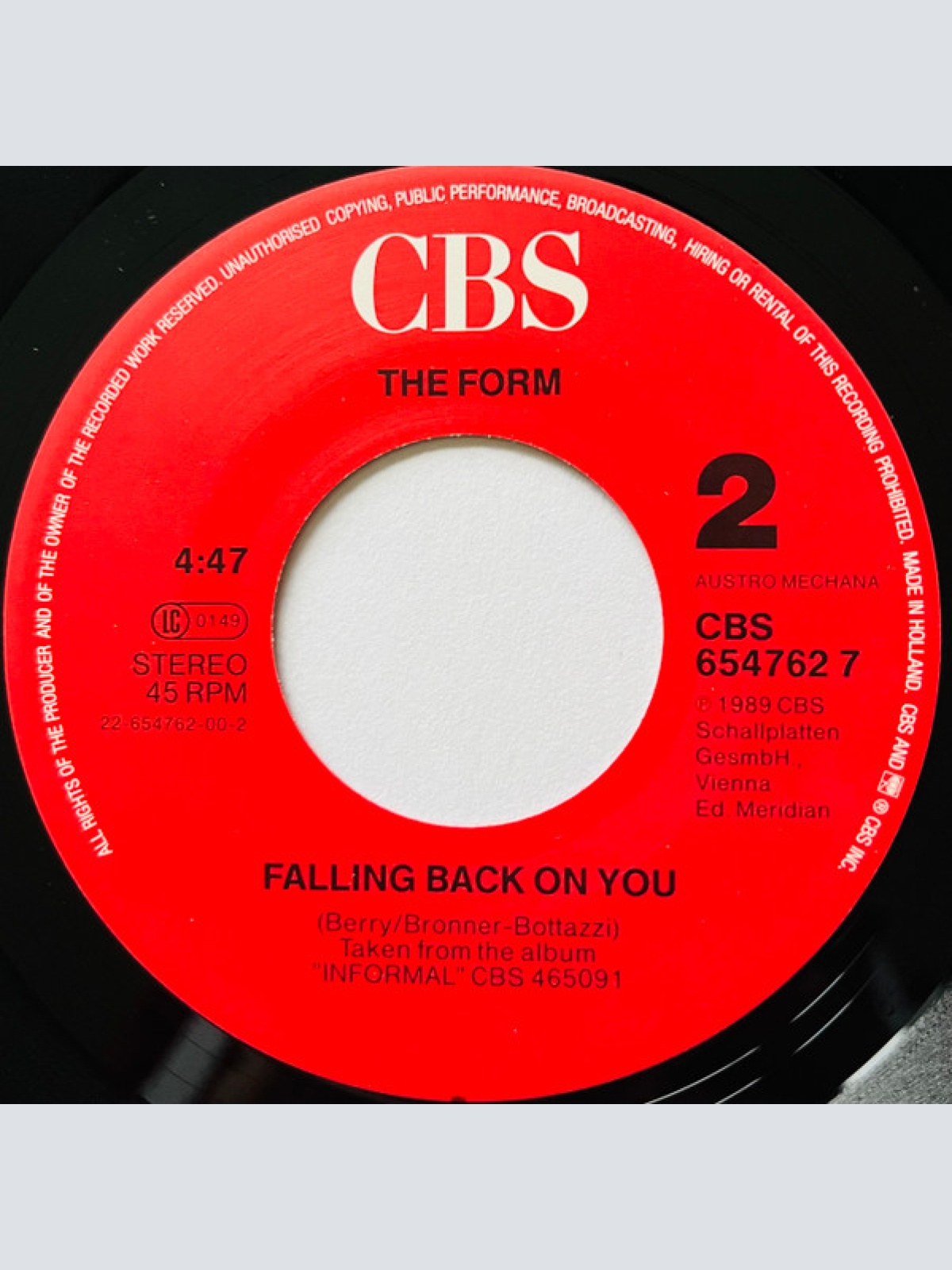 Vinyl / The Form - Colours Of Ever