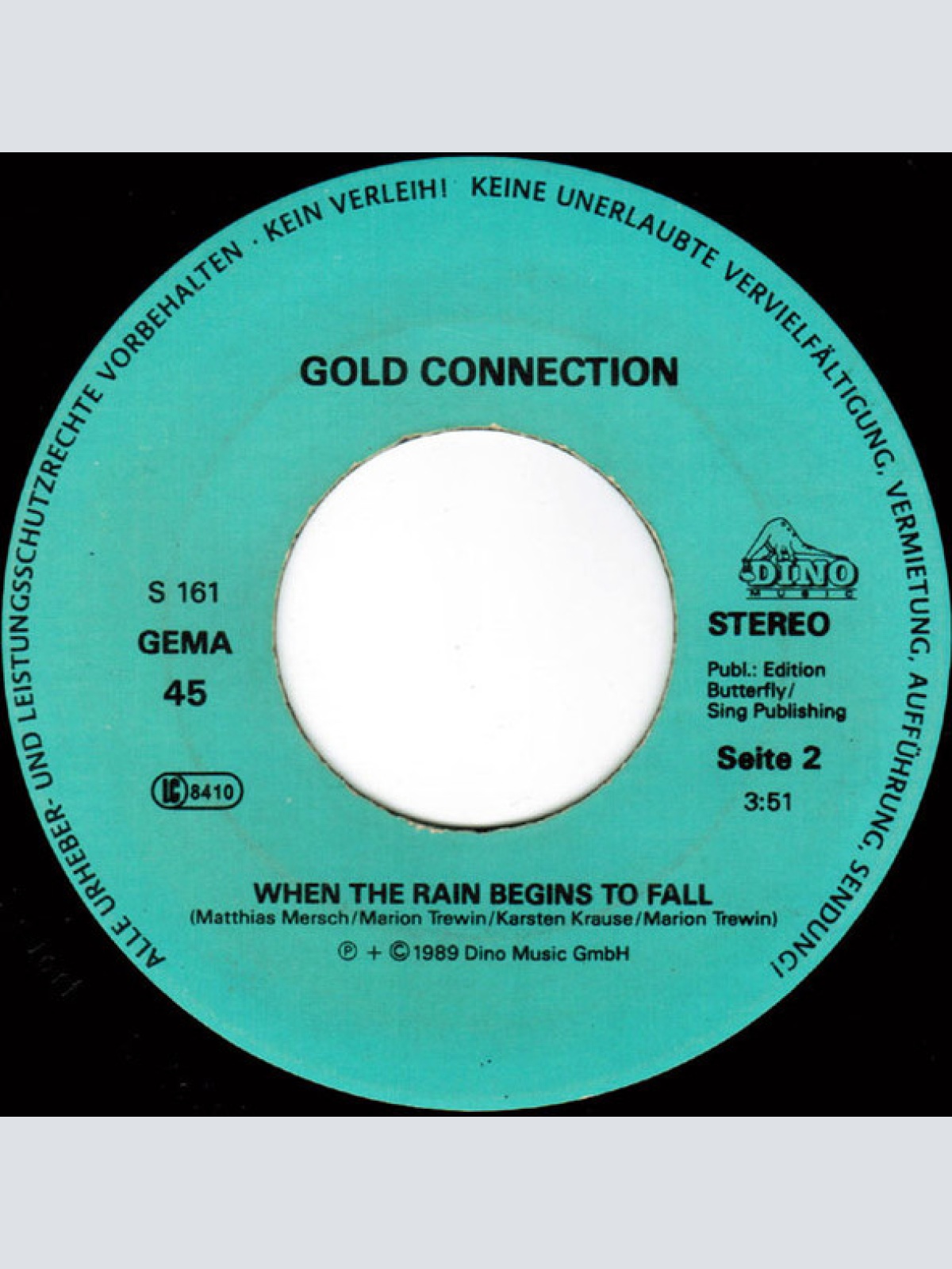 Vinyl / Gold Connection - Number One