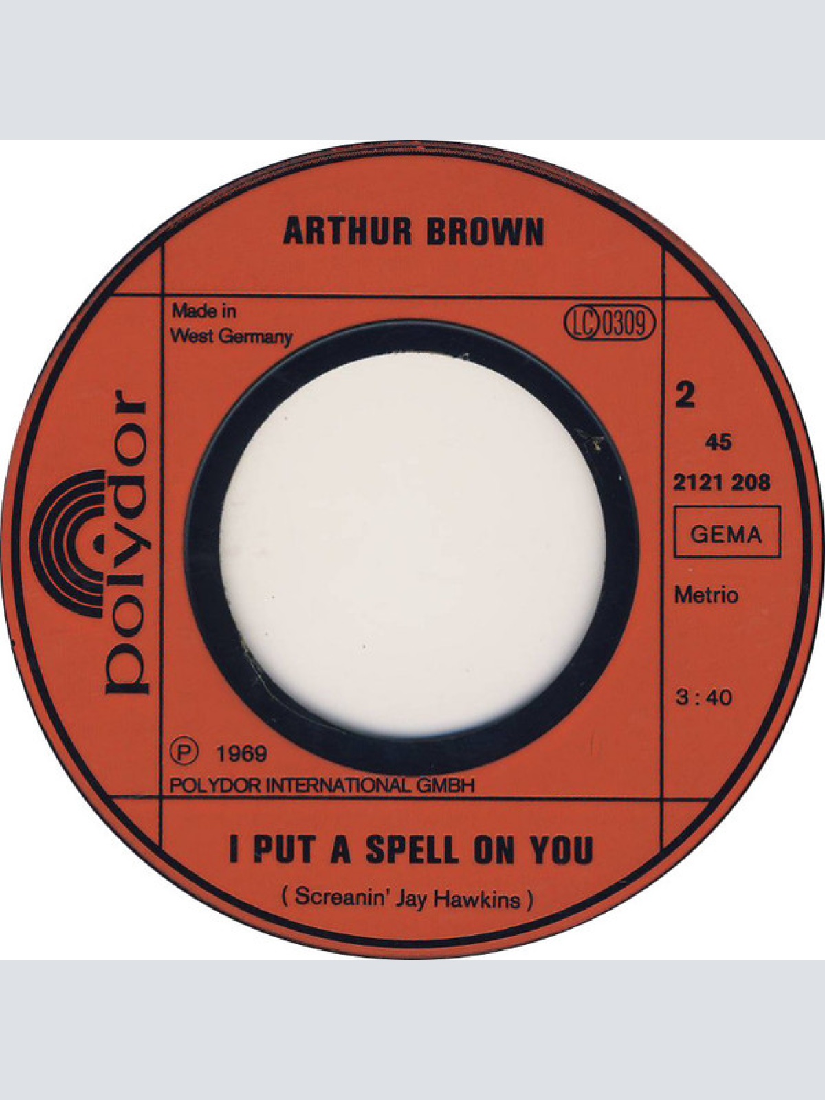 Vinyl / Arthur Brown* - Fire / I Put A Spell On You