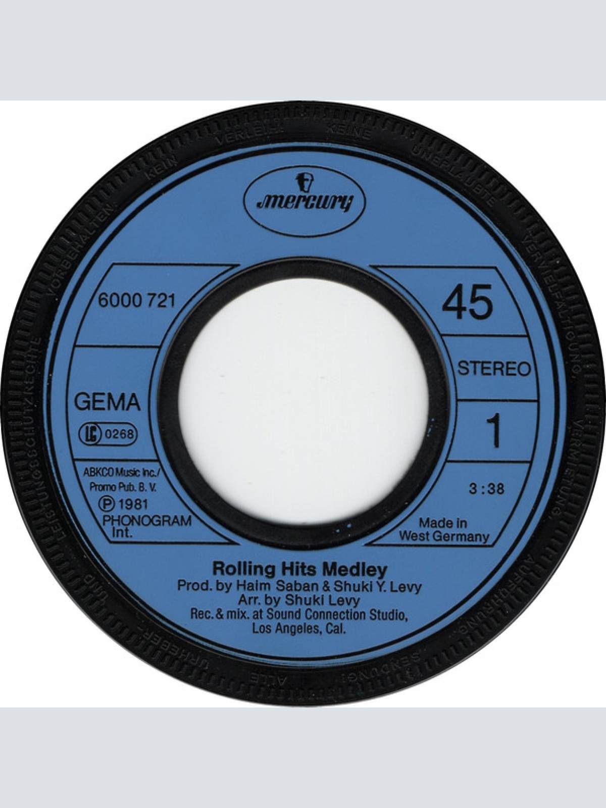 Vinyl / Rolling Hits - Rolling Hits Medley
