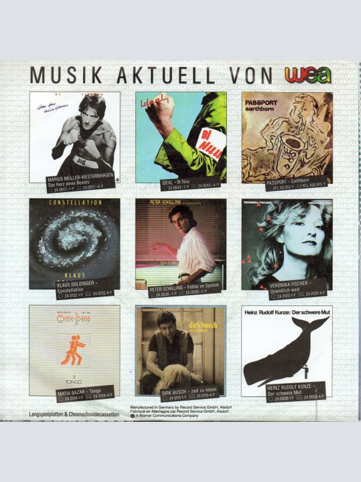 Vinyl / Peter Schilling - Fehler Im System