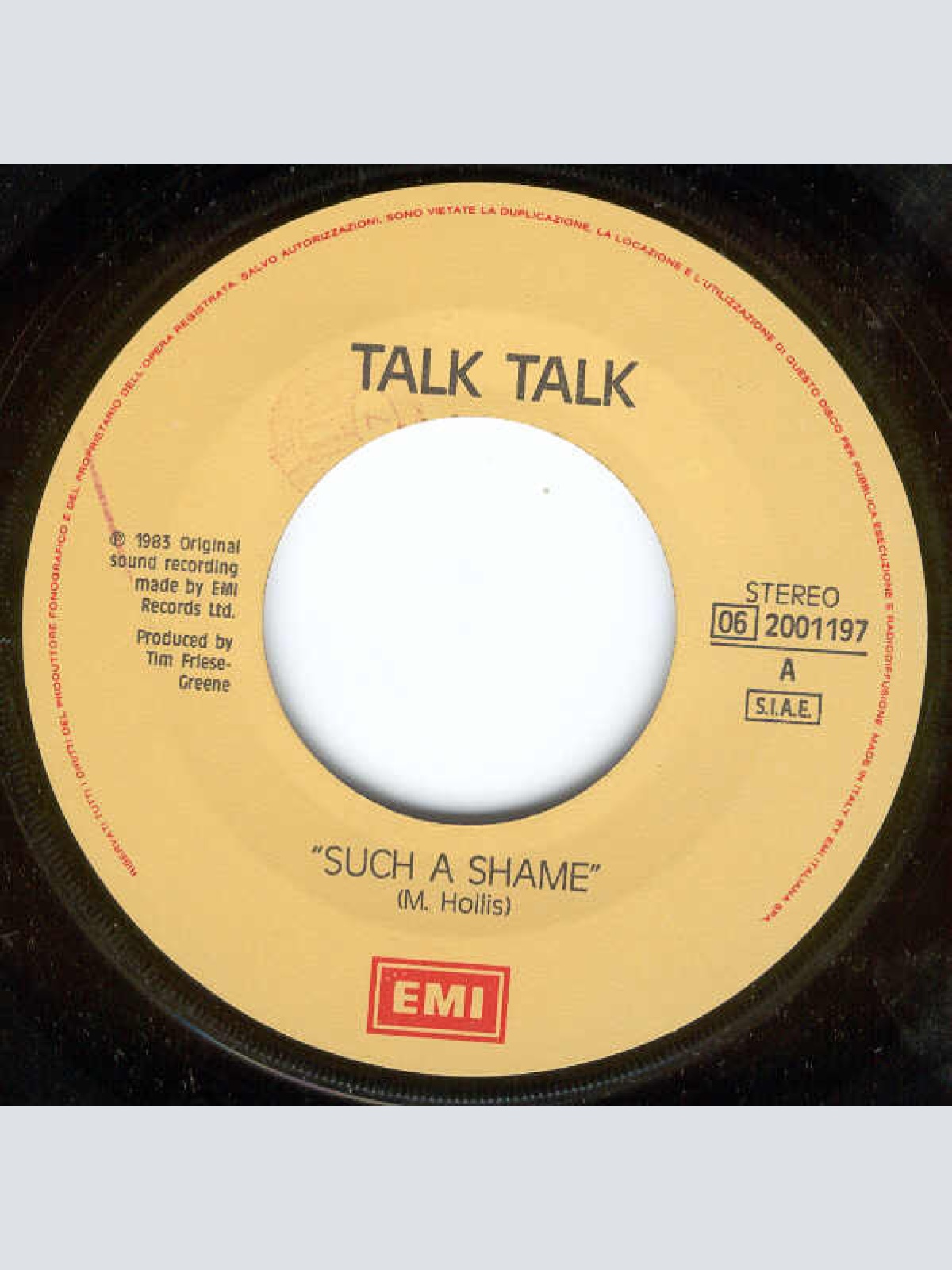 Vinyl / Talk Talk - Such A Shame