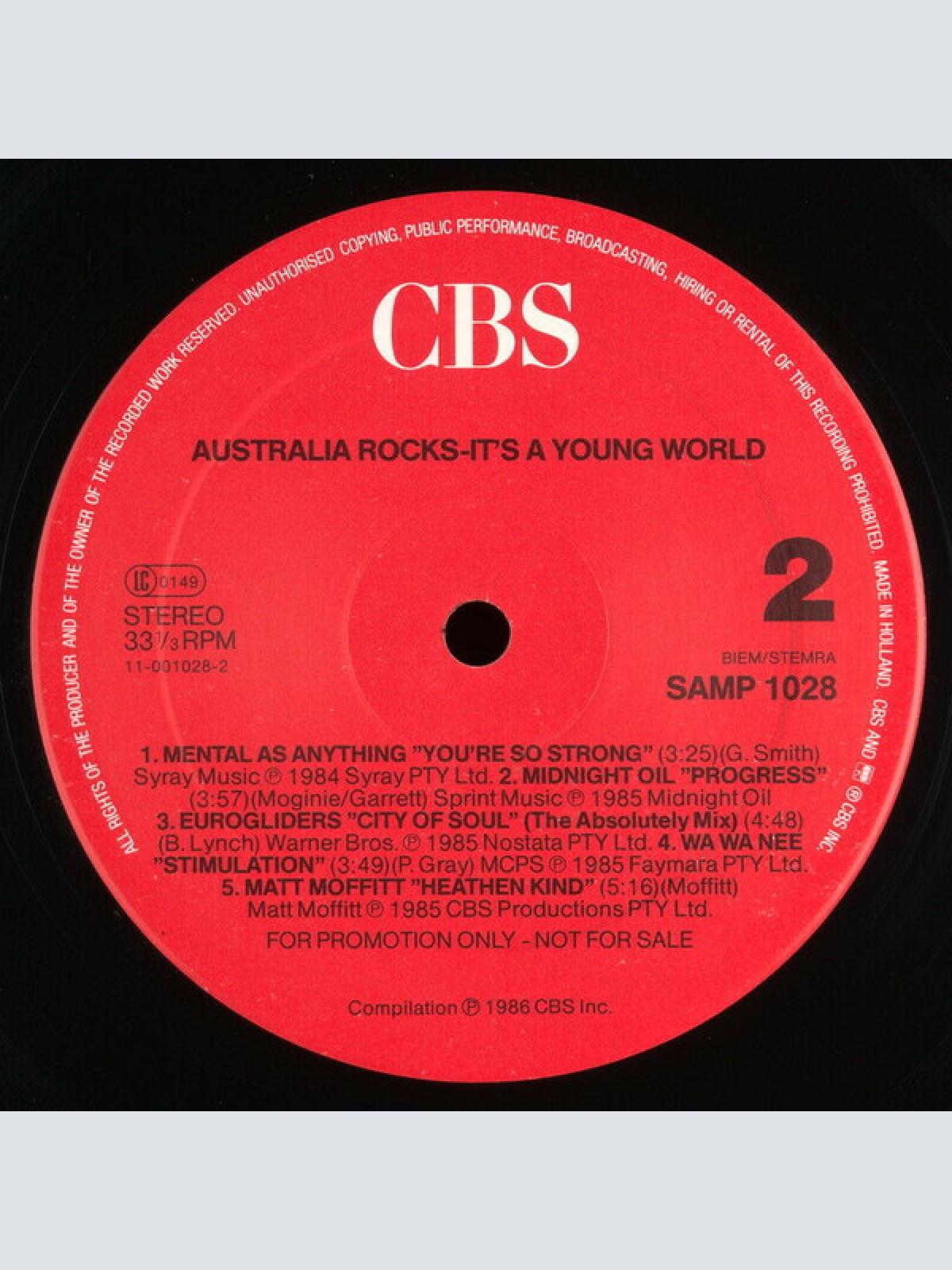 Vinyl / Various - Australia Rocks - It's A Young World