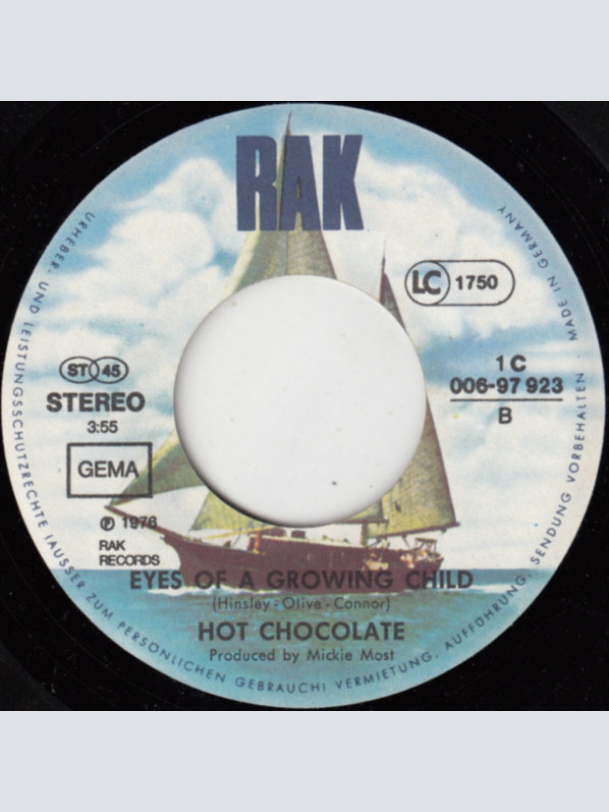 Vinyl / Hot Chocolate - Man To Man
