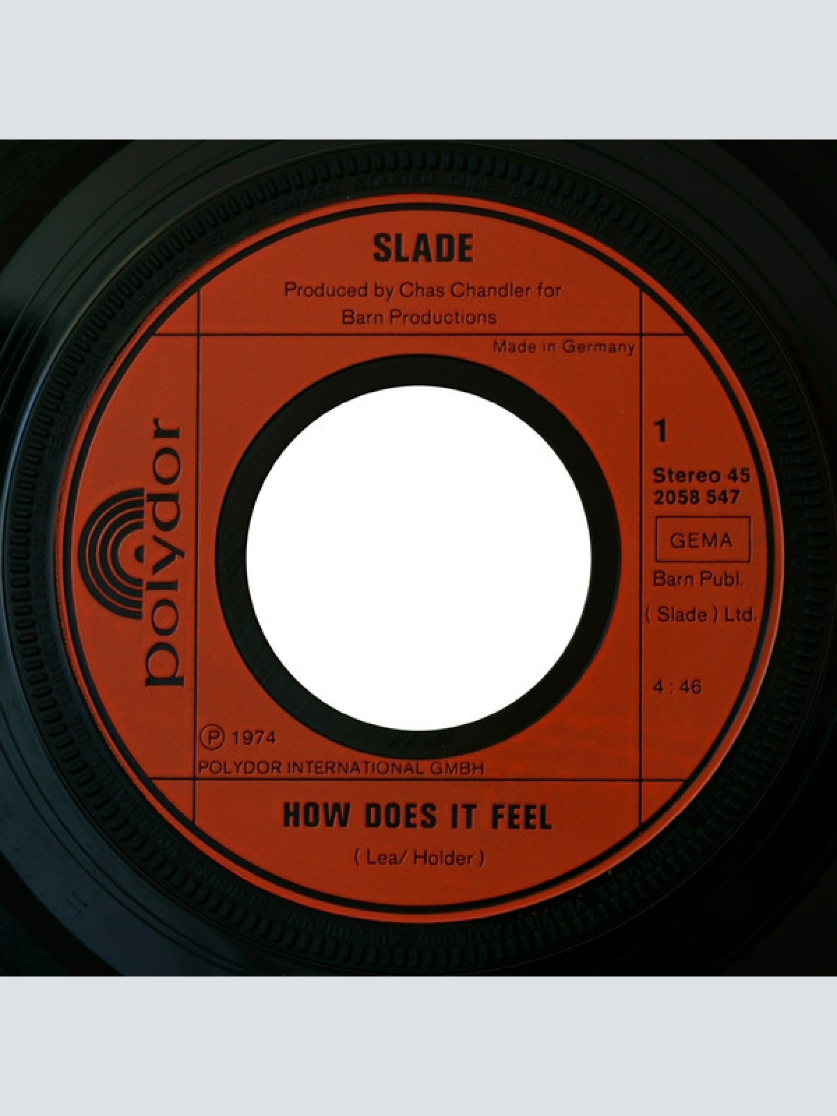 Vinyl / Slade - How Does It Feel