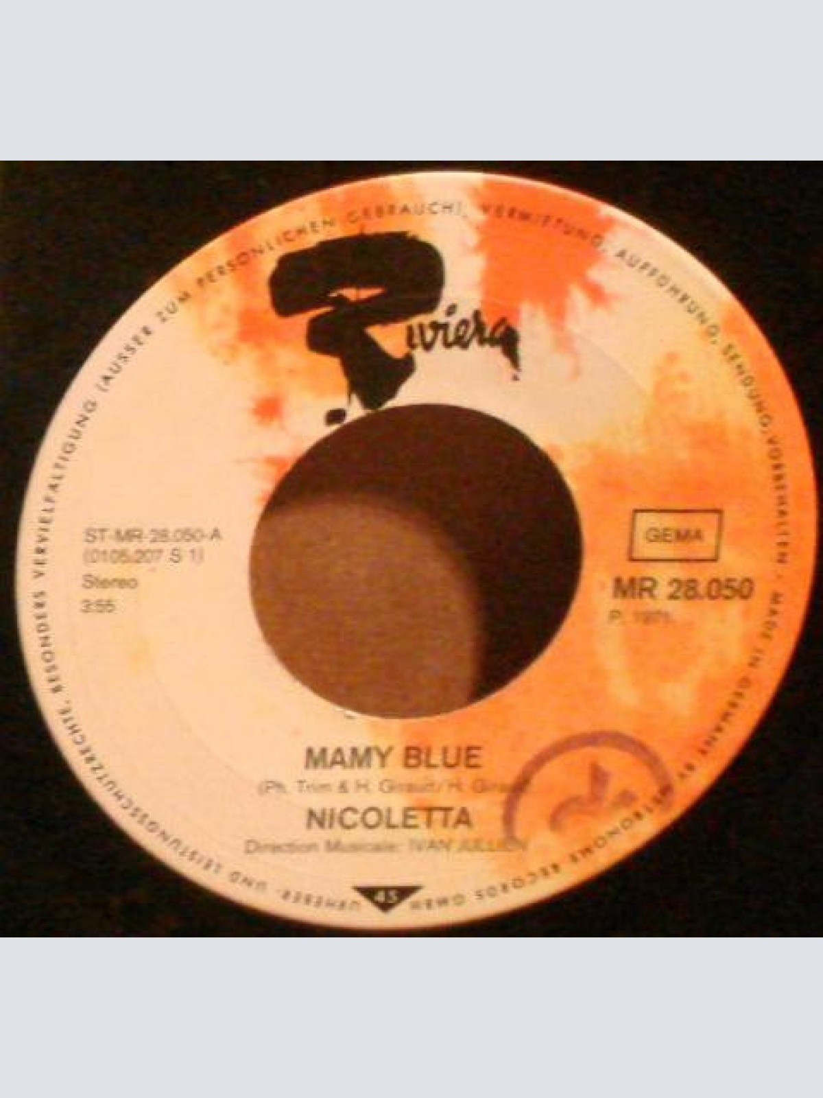 Vinyl / Nicoletta (2) - Mamy Blue