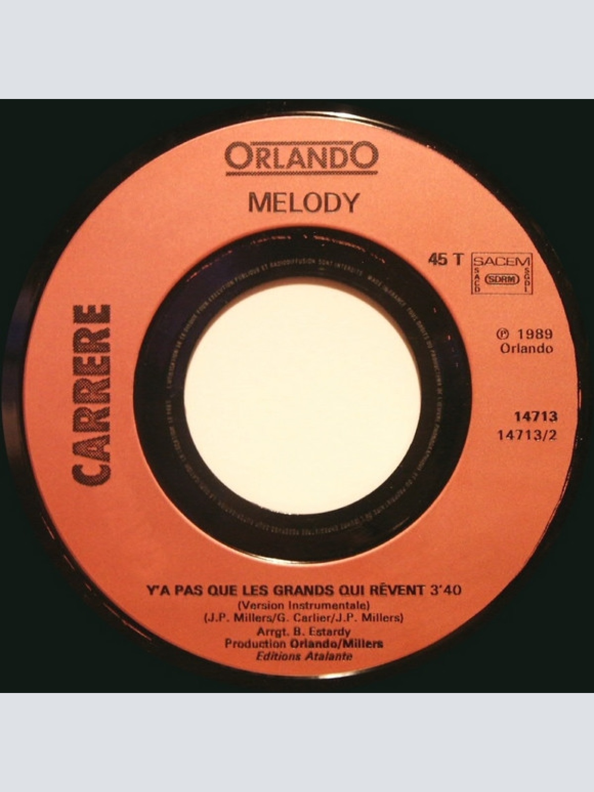 Vinyl / Melody (9) - Y'a Pas Que Les Grands Qui Rêvent