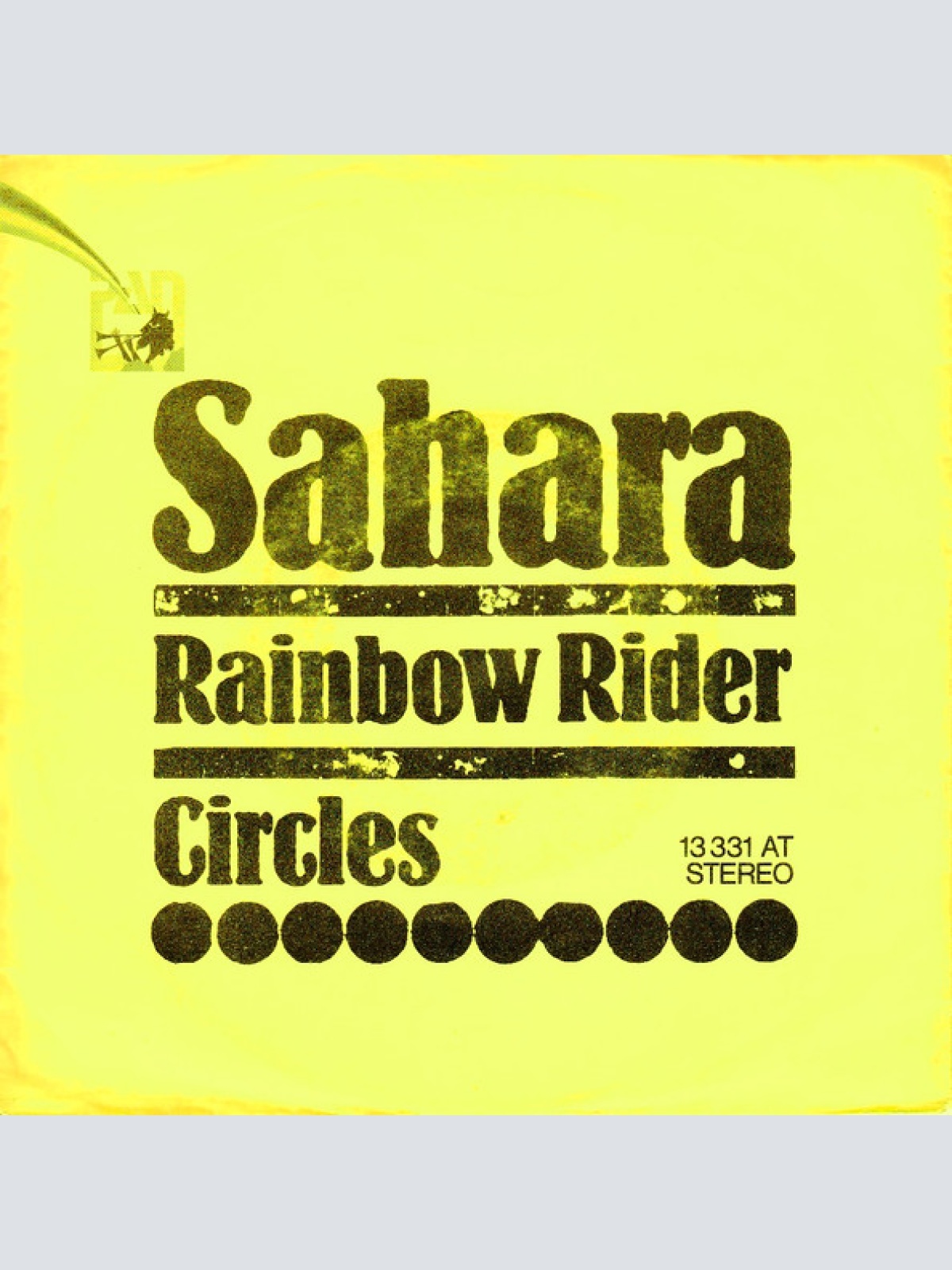 Vinyl / Sahara (7) - Rainbow Rider / Circles